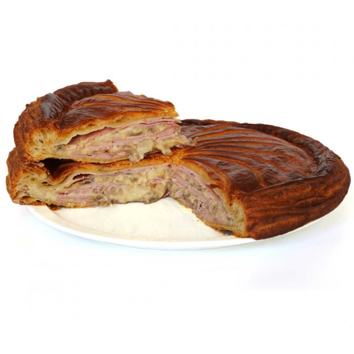 Pithiviers au jambon et champignons